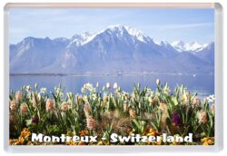 Montreux - Switzerland - Jumbo Fridge Magnet Souvenir Gift M3