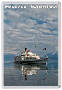 Montreux - Switzerland - Jumbo Fridge Magnet Souvenir Gift M4