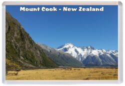 Mount Cook - New Zealand - Jumbo Fridge Magnet Souvenir Gift Present A3