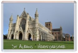 St Albans - Cathedral - Hertfordshire - Jumbo Fridge Magnet Souvenir Gift Present N2