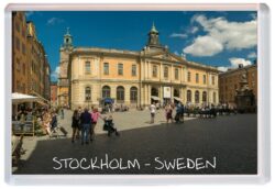 Stockholm - Sweden - Jumbo Fridge Magnet Souvenir Gift K1