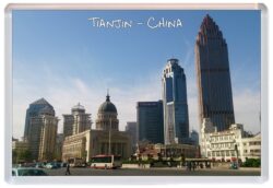 Tianjin - China - Jumbo Fridge Magnet Souvenir Gift Present M1