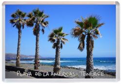 Playa de la Americas - Tenerife - Canary Islands - Jumbo Fridge Magnet Souvenir Gift Present M1