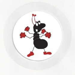 Dancing Ant - Car Tax Disc Permit Window Holder - Reuseable
