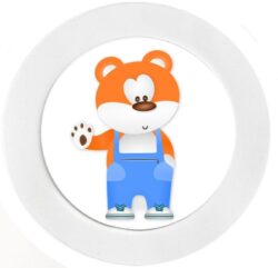 Cartoon Bear - Car Tax Disc Permit Window Holder - Reusable