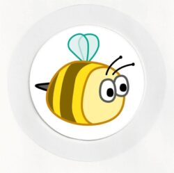 Bumble Bee - Car Tax Disc Permit Window Holder - Reusable