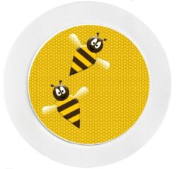Bees & Honeycomb - Car Tax Disc Permit Window Holder - Reusable