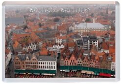 Bruges - Belgium - Jumbo Fridge Magnet Souvenir Gift Present P1
