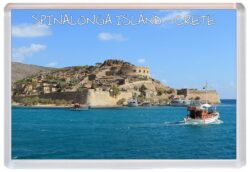 Spinalonga Island - Crete - Greece - Jumbo Fridge Magnet Souvenir Gift Present P1