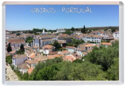 Obidos - Portugal - Jumbo Fridge Magnet Souvenir Gift Present P1