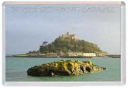 St Michael's Mount - Cornwall - Jumbo Fridge Magnet Souvenir Gift Present P1