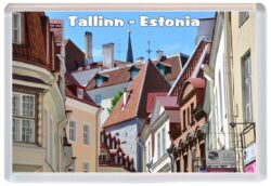 Tallinn - Estonia - Jumbo Fridge Magnet Souvenir Gift Present E4