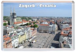 Zagreb - Croatia - Jumbo Fridge Magnet Souvenir Gift Present E2