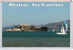 Alcatraz - San Francisco - California - USA - Jumbo Fridge Magnet Souvenir Gift Present G2