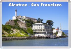 Alcatraz - San Francisco - California - USA - Jumbo Fridge Magnet Souvenir Gift Present G3