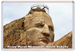 Crazy Horse Memorial - South Dakota - USA - Jumbo Fridge Magnet Souvenir Gift Present G1