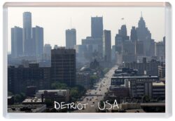 Detroit - Michigan - USA - Jumbo Fridge Magnet Souvenir Gift Present R1