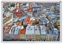 Lviv - Ukraine - Jumbo Fridge Magnet Souvenir Gift J1