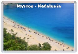 Myrtos - Kefalonia - Greece - Jumbo Fridge Magnet Souvenir Gift Present C1