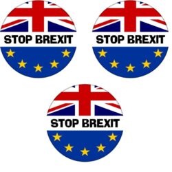3 PACK - Stop Brexit - 59mm Badge Referendum Brexit European Union EU Vote Remain Revoke Article 50
