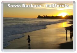 Santa Barbara - California - USA - Jumbo Fridge Magnet Souvenir Gift Present G1