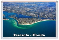 Sarasota - Florida - USA - Jumbo Fridge Magnet Souvenir Gift Present C1