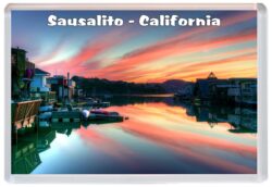 Sausalito - California - USA - Jumbo Fridge Magnet Souvenir Gift Present G1