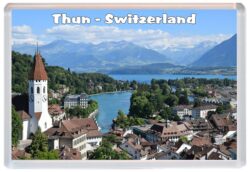 Thun - Switzerland - Jumbo Fridge Magnet Souvenir Gift E1