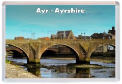 Ayr - Ayrshire - Scotland - Jumbo Fridge Magnet Souvenir Gift Present H1