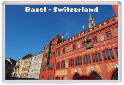 Basel - Switzerland - Jumbo Fridge Magnet Souvenir Gift G1