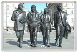 The Beatles Statue - Liverpool - Jumbo Fridge Magnet Souvenir Gift Present Q1