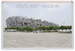 Bird's Nest - Beijing - China - Jumbo Fridge Magnet Souvenir Gift Present J1