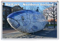 Belfast - Northern Ireland - Jumbo Fridge Magnet Souvenir Gift Present C3