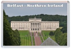 Belfast - Northern Ireland - Jumbo Fridge Magnet Souvenir Gift Present C4