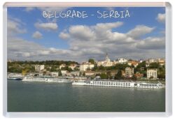 Belgrade - Serbia - Jumbo Fridge Magnet Souvenir Gift J1