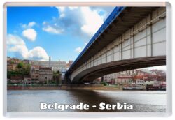 Belgrade - Serbia - Jumbo Fridge Magnet Souvenir Gift C4