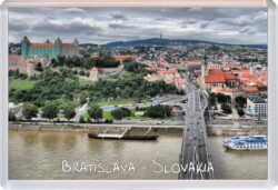 Bratislava - Slovakia - Jumbo Fridge Magnet Souvenir Gift J1