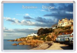 Brixham - Devon - Jumbo Fridge Magnet Souvenir Gift Present H1