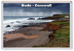 Bude - Cornwall - Jumbo Fridge Magnet Souvenir Gift Present A1