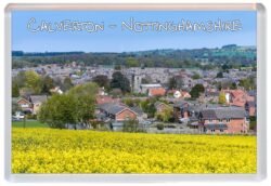 Calverton - Nottinghamshire - Jumbo Fridge Magnet Souvenir Gift Present Q1