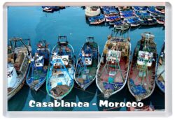 Casablanca - Morocco - Africa - Jumbo Fridge Magnet Souvenir Gift C2