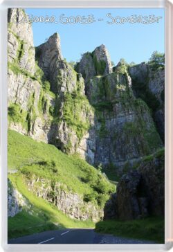 Chedder Gorge - Somerset - Jumbo Fridge Magnet Souvenir Gift Present Q1