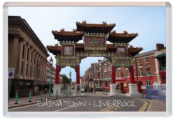 China Town - Liverpool - Jumbo Fridge Magnet Souvenir Gift Present J1