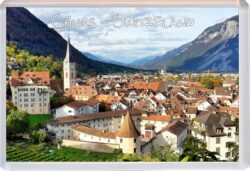 Churs - Switzerland - Jumbo Fridge Magnet Souvenir Gift J1