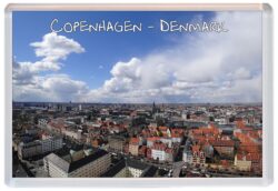 Copenhagen - Denmark - Jumbo Fridge Magnet Souvenir Gift Present J1