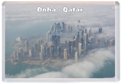 Doha - Qatar - Jumbo Fridge Magnet Souvenir Gift Present G4
