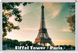 Eiffel Tower - Paris - France - Jumbo Fridge Magnet Souvenir Gift Present C3