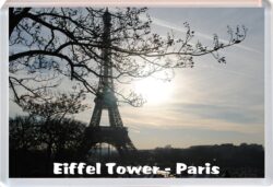 Eiffel Tower - Paris - France - Jumbo Fridge Magnet Souvenir Gift Present C4