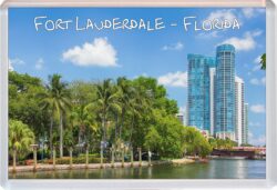 Fort Lauderdale - Florida - USA - Jumbo Fridge Magnet Souvenir Gift Present J1