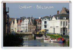 Ghent - Belgium - Jumbo Fridge Magnet Souvenir Gift Present Q3